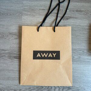 NEW Away Tote Bag with Handles - Black / Brown